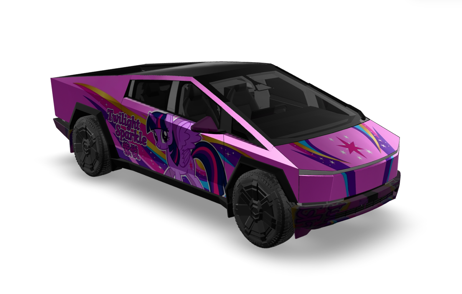 小马宝莉紫悦主题 实车效果图 1