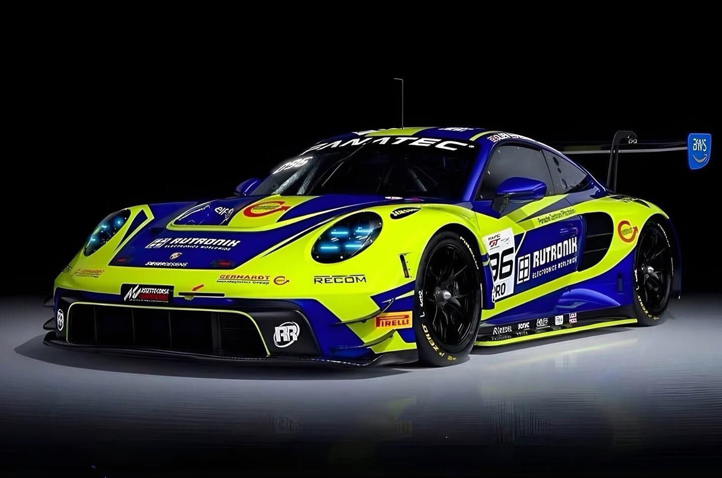 保时捷 96经典赛车 实车效果图 2