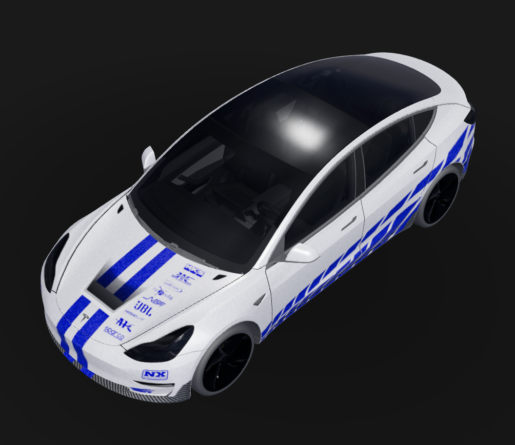 GTR R34 保罗沃克涂装  实车效果图 1