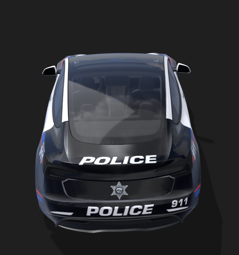 国外警车 实车效果图 2