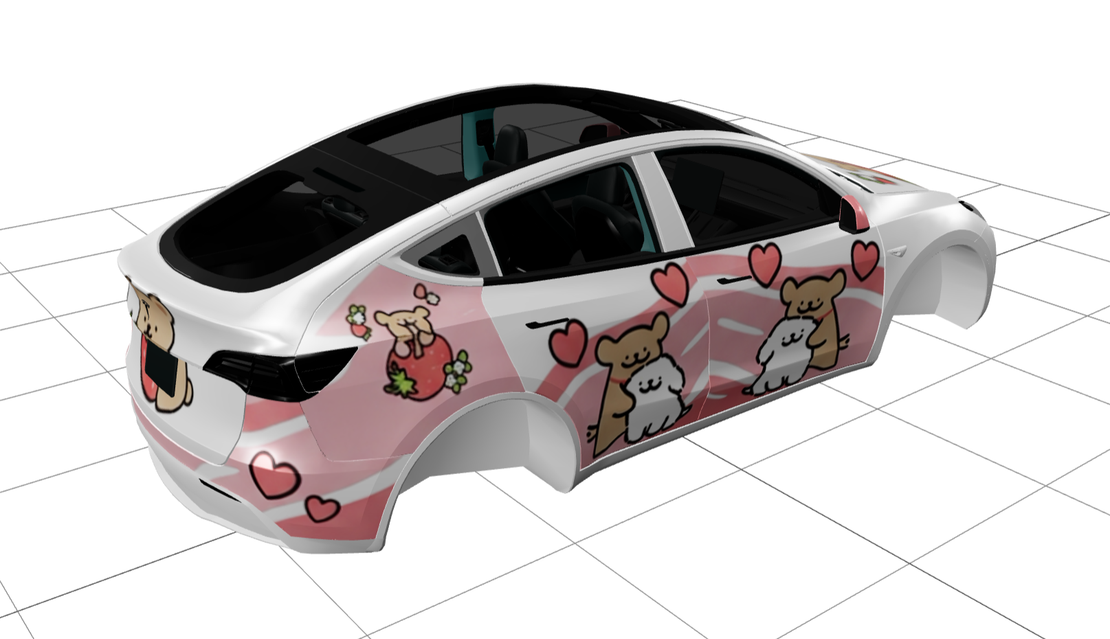 线条小狗 实车效果图 2