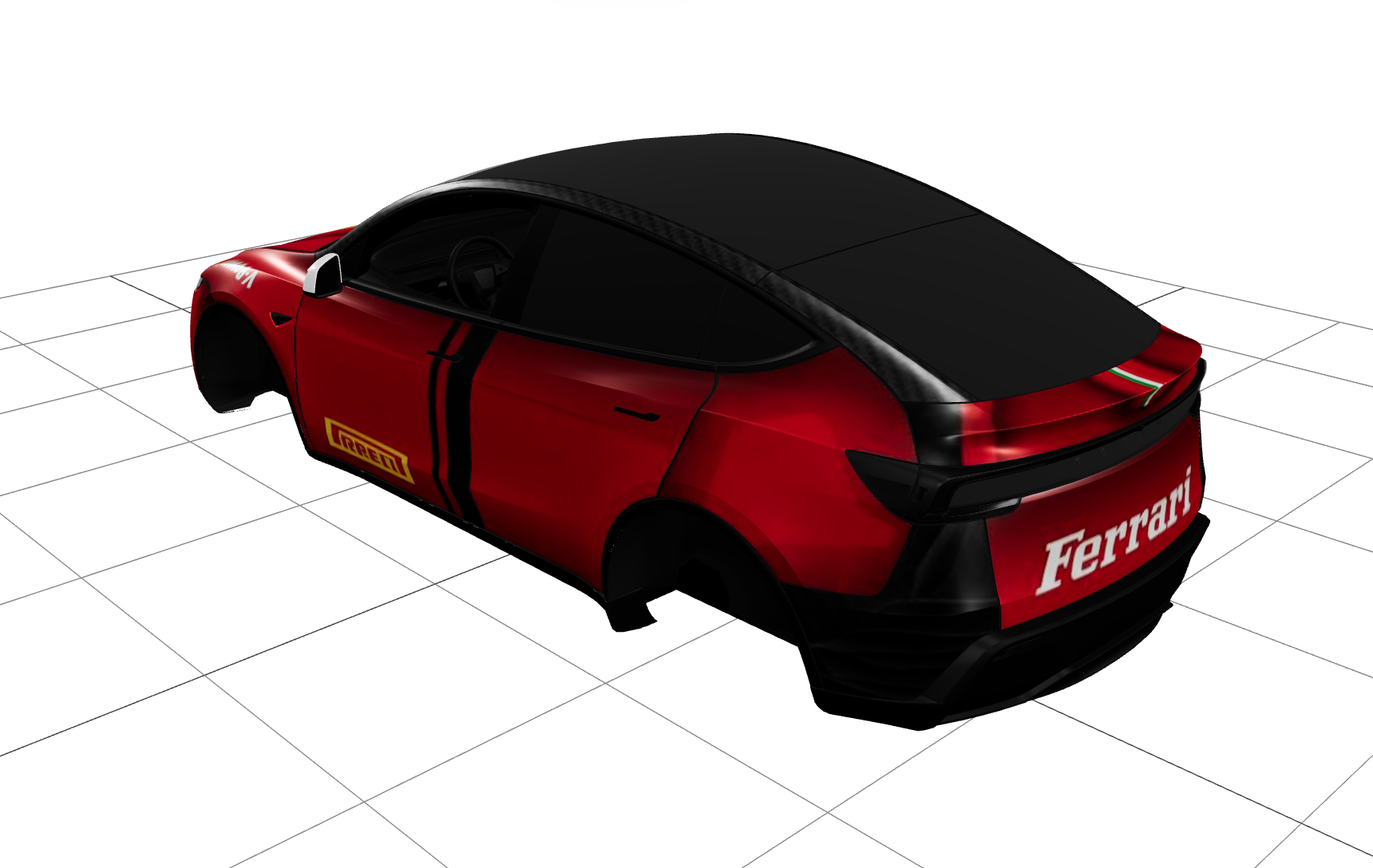 法拉利精品皮肤 实车效果图 1