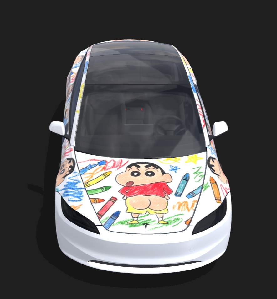 蜡笔小新 实车效果图 2