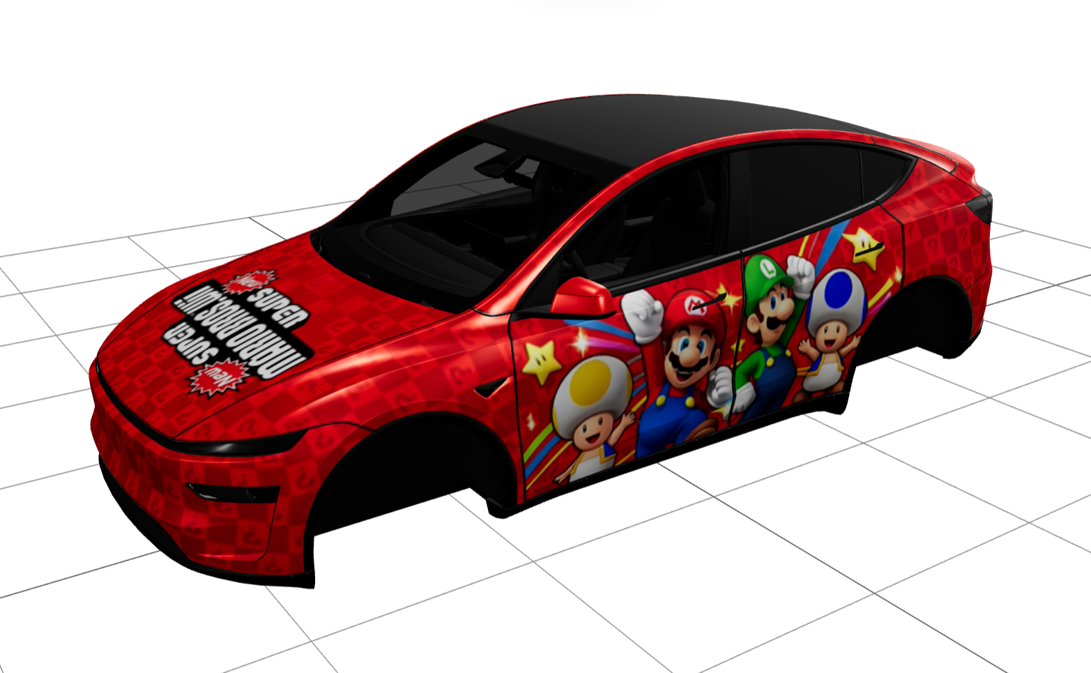 马里奥精品皮肤 实车效果图 1