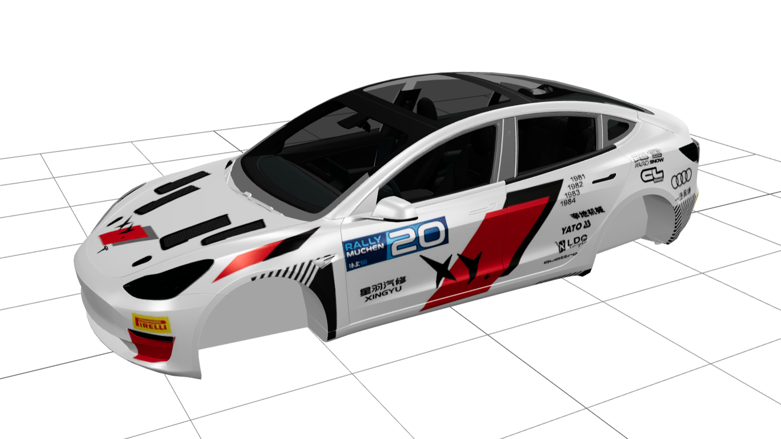 Model 3 飞驰人生3精制版 实车效果图 1