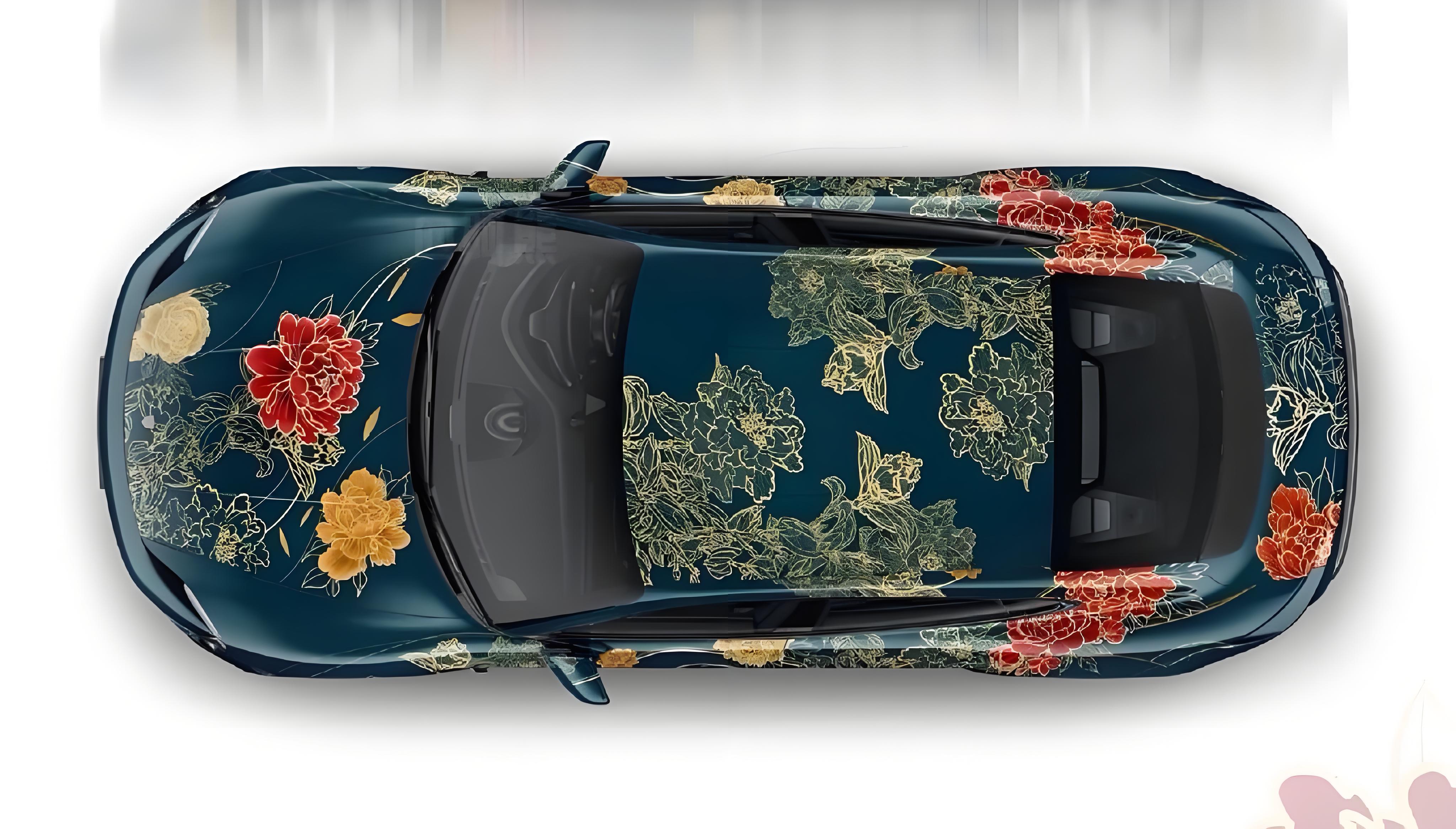 牡丹真国色 涂装 实车效果图 2