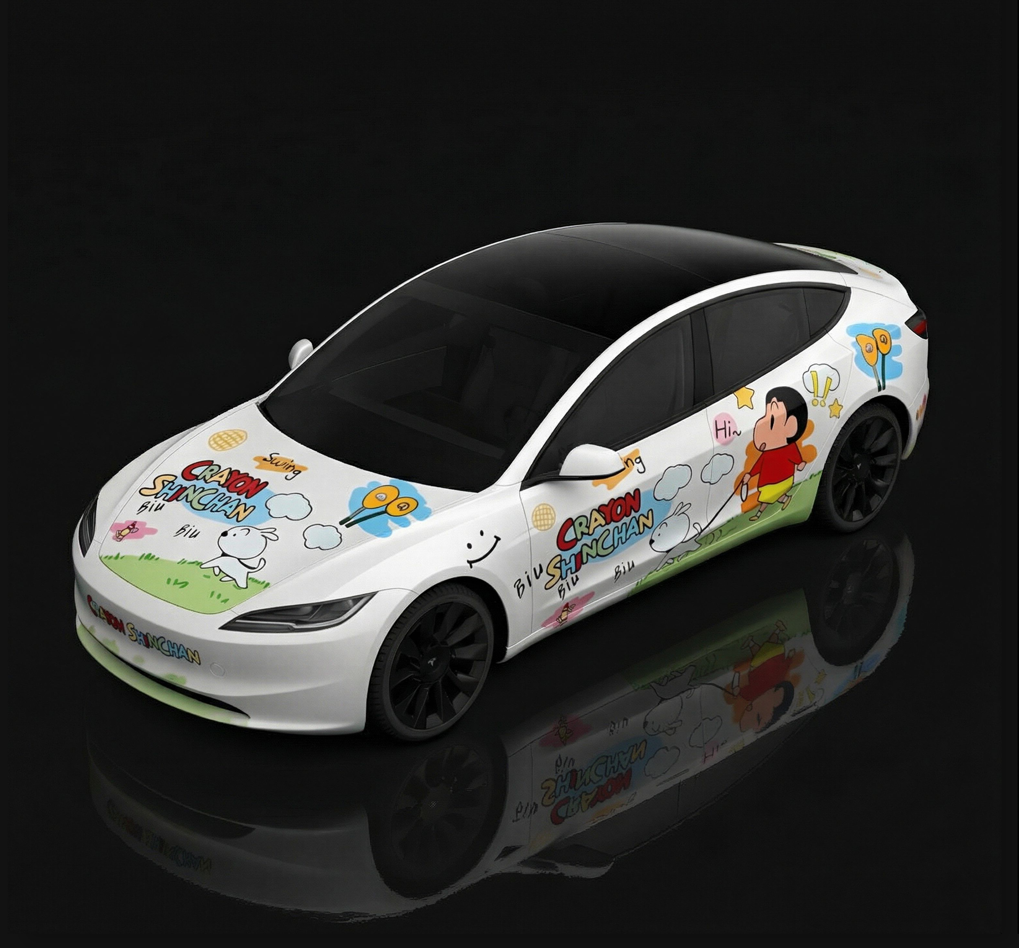 蜡笔小新 实车效果图 1