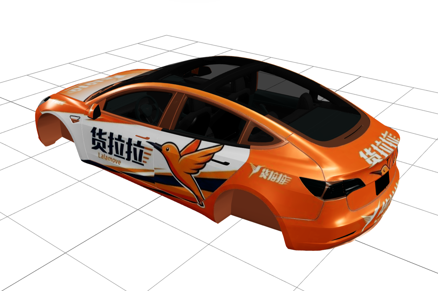 货拉拉高级版 实车效果图 2