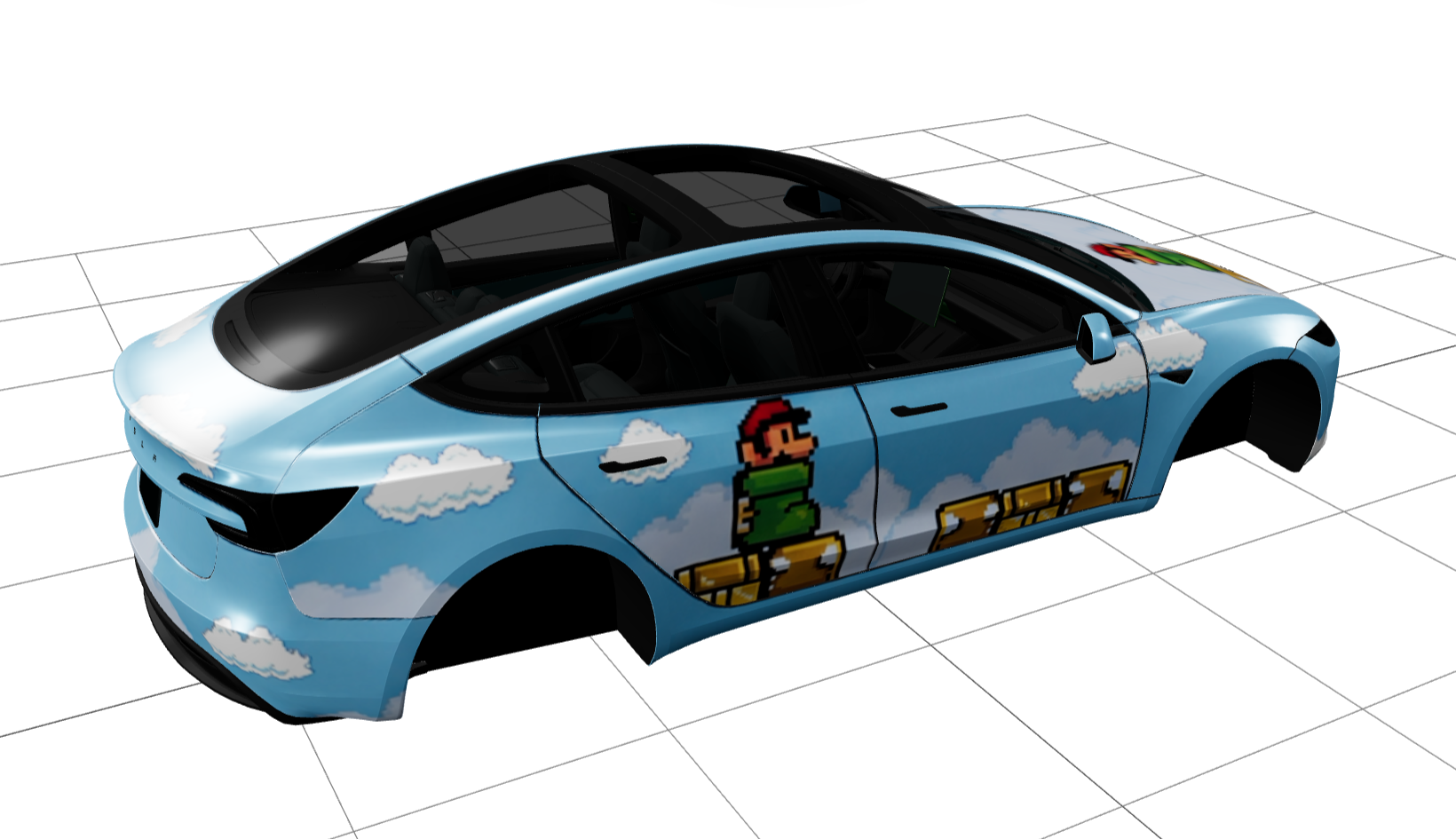 焕新3马里奥 实车效果图 2