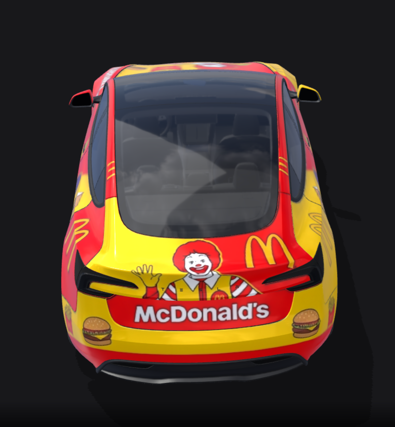 麦当劳 实车效果图 3