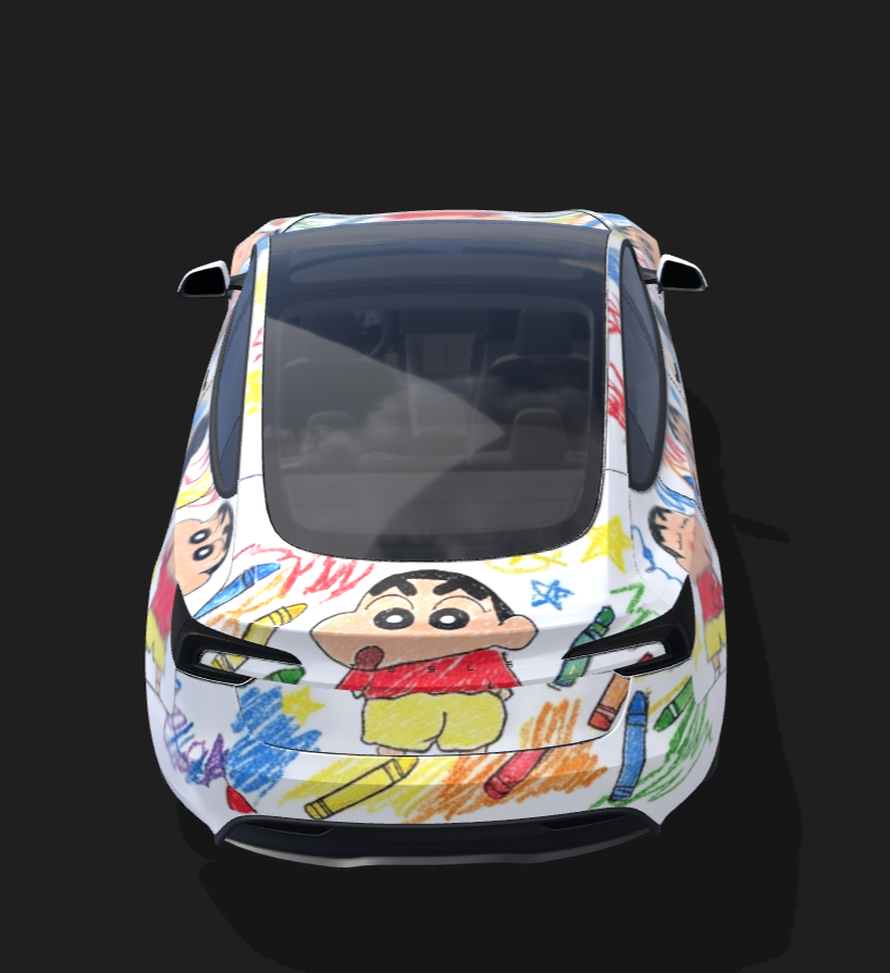 蜡笔小新 实车效果图 3