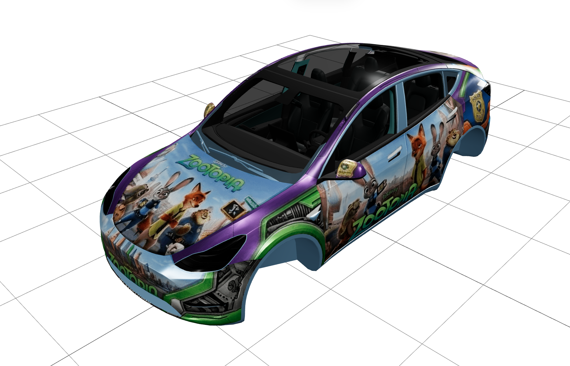 疯狂动物城 实车效果图 1