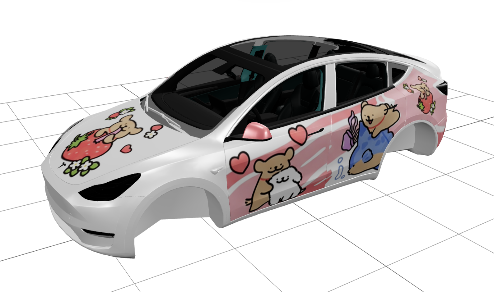 线条小狗 实车效果图 1