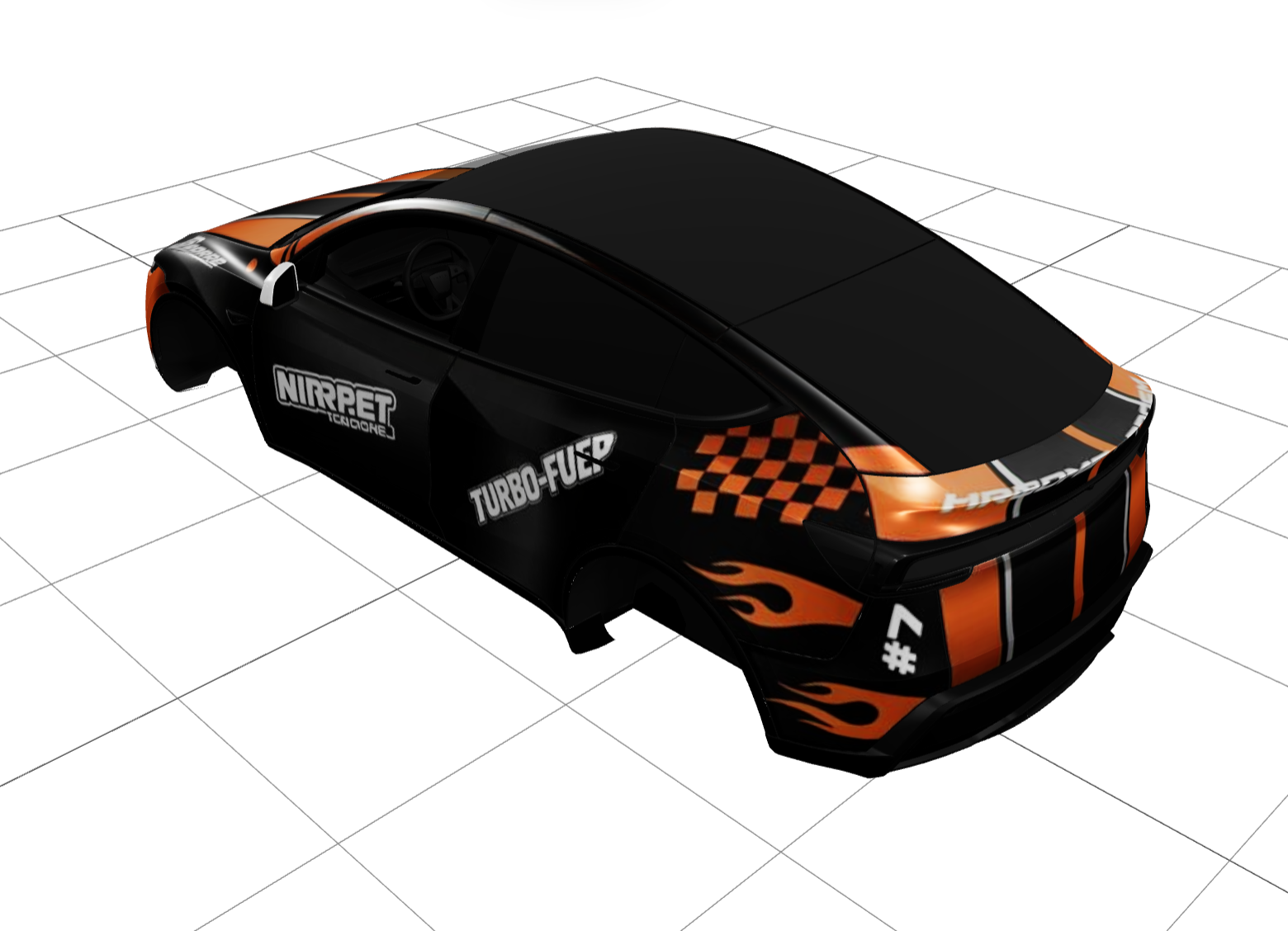 精品赛车皮肤 实车效果图 1