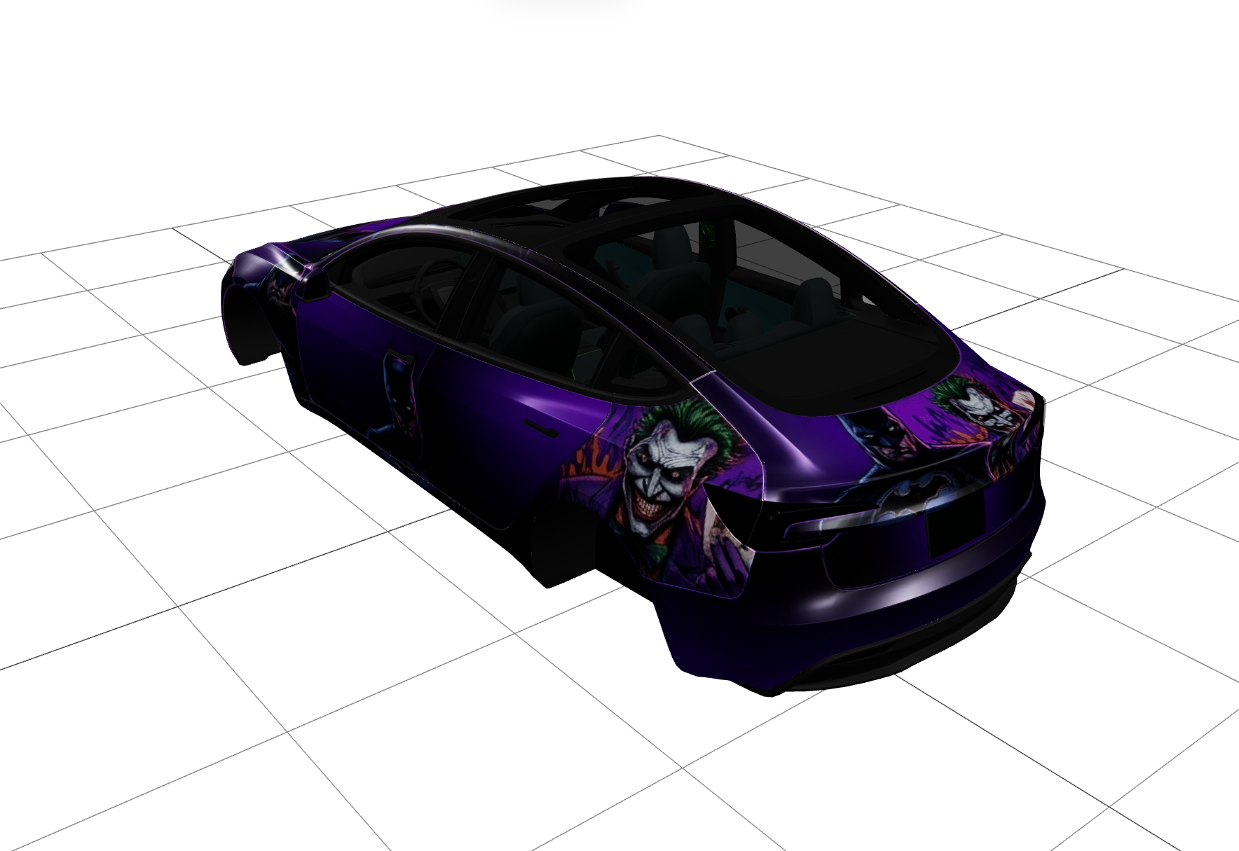 蝙蝠侠与小丑修复版 实车效果图 1