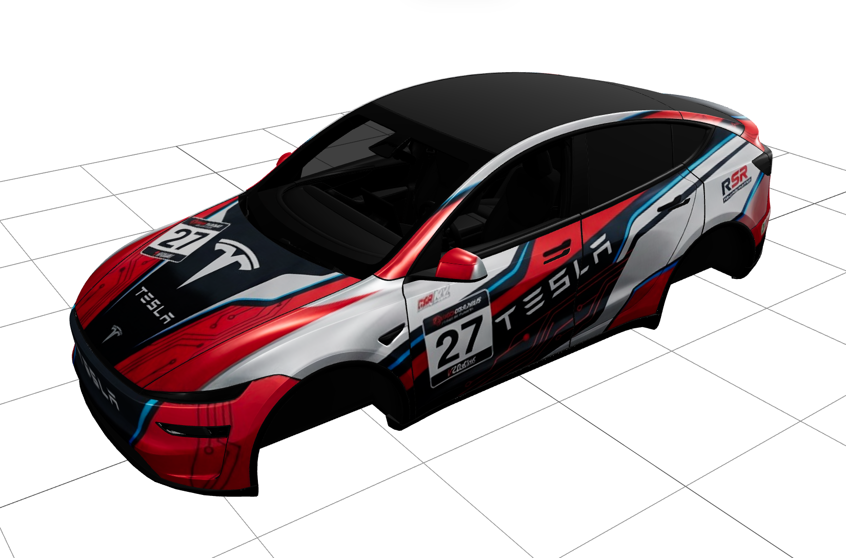 精品赛车皮肤 实车效果图 1