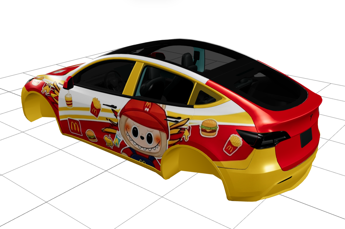 拉布布麦当劳版 实车效果图 1