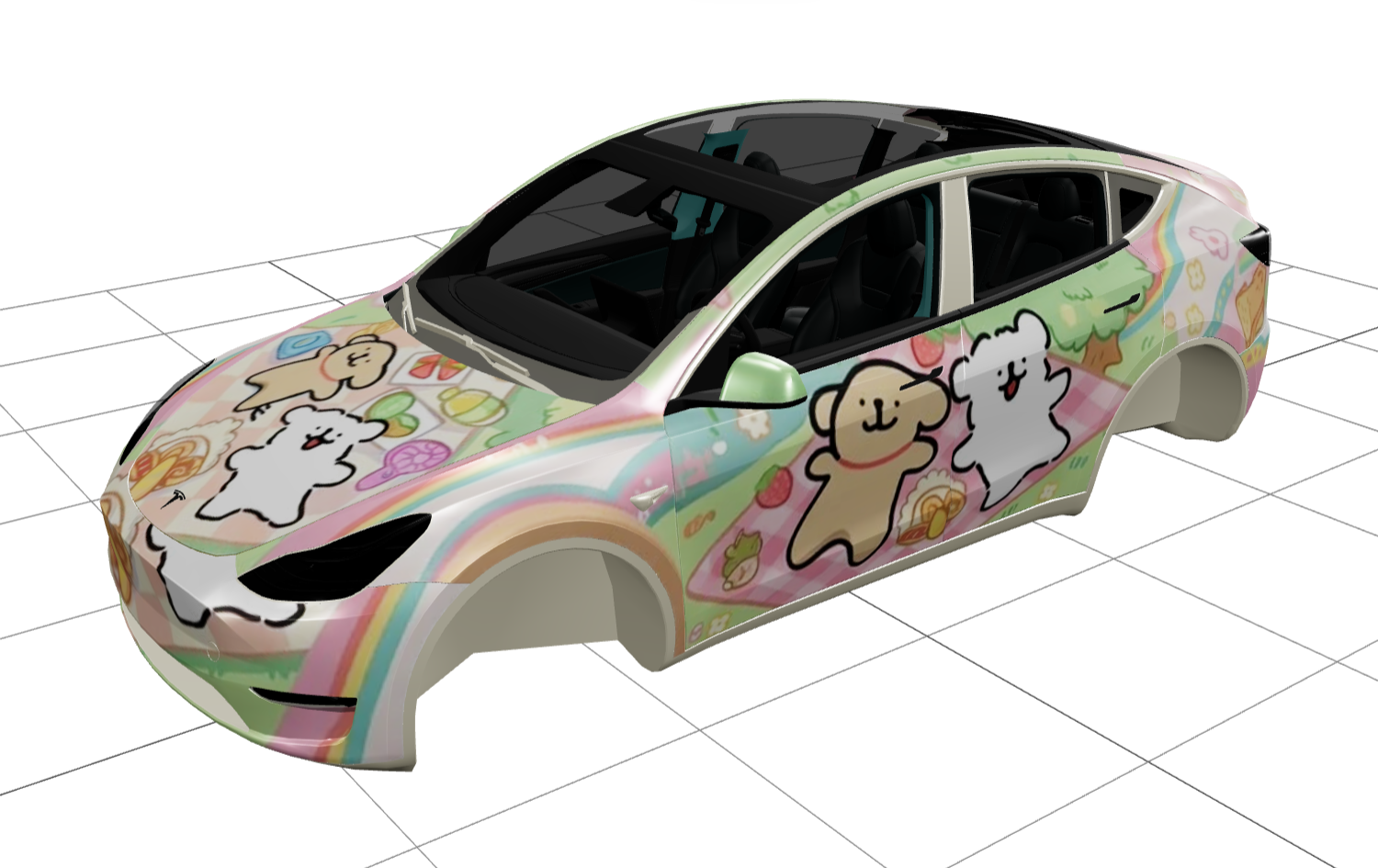 精品皮肤 实车效果图 1