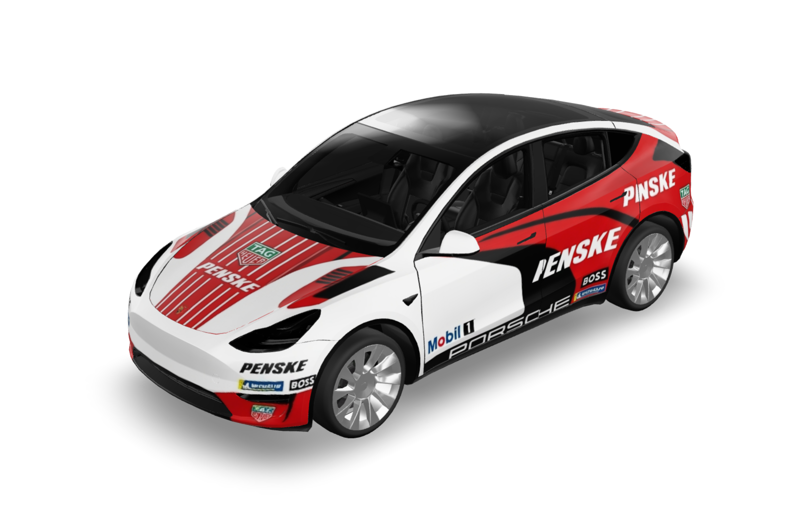 保时捷963 Prototype  黑红跑车涂装 实车效果图 1