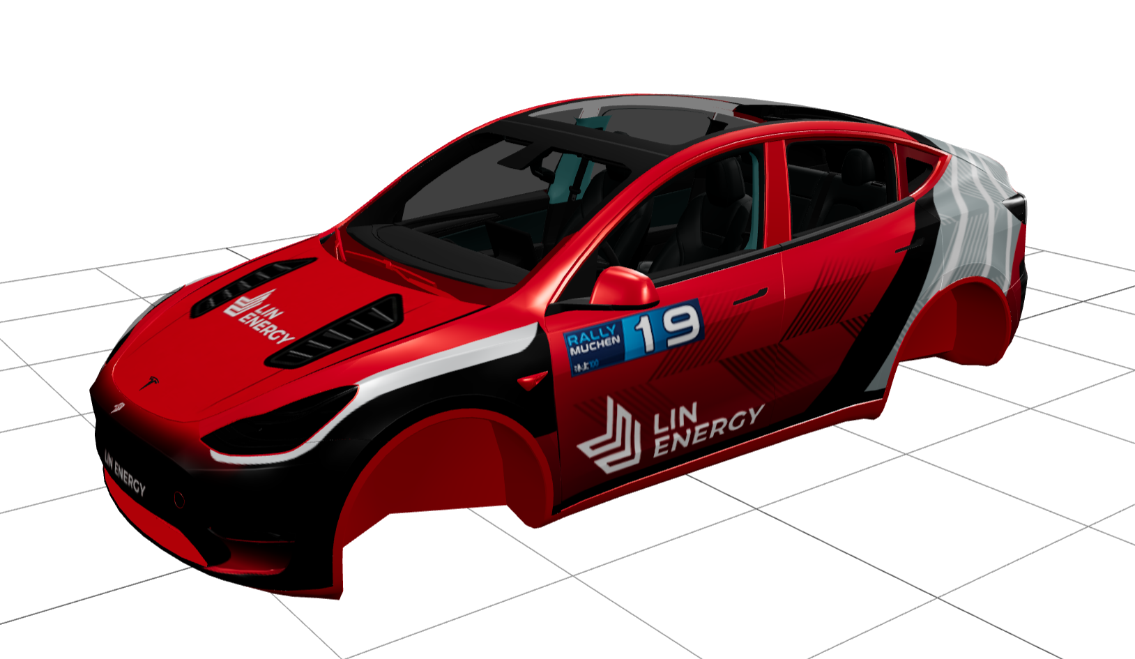 优化每一个细节(飞驰3赛车,还原真实气孔)逼真3D效果 实车效果图 2