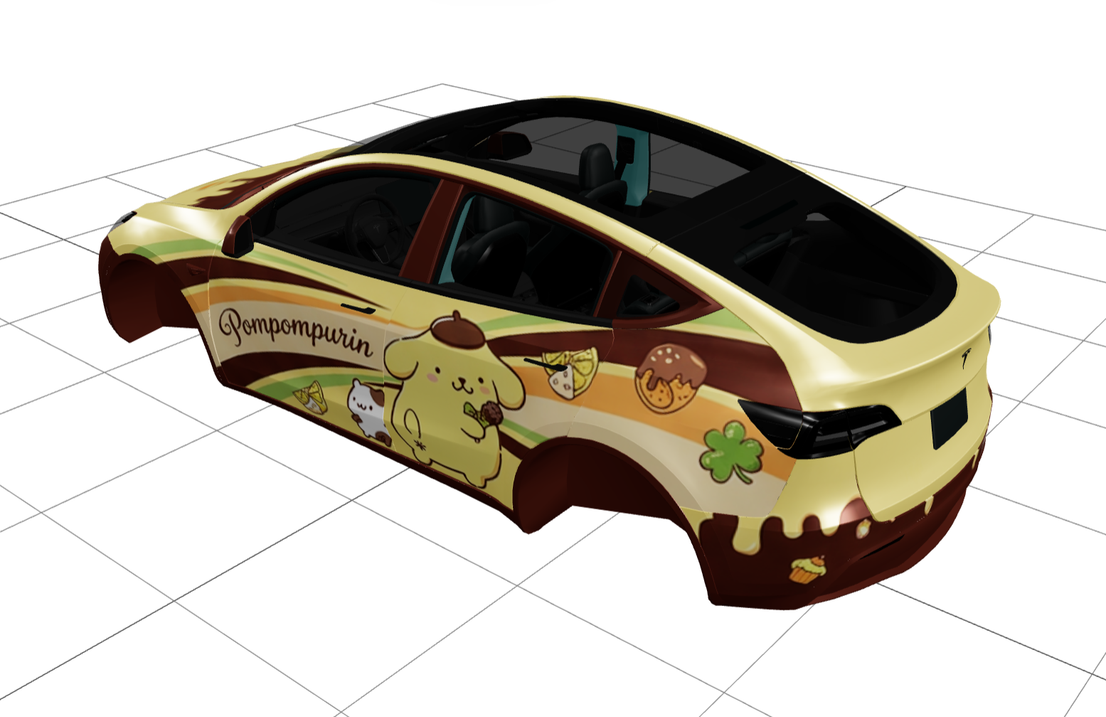 布丁狗 实车效果图 1