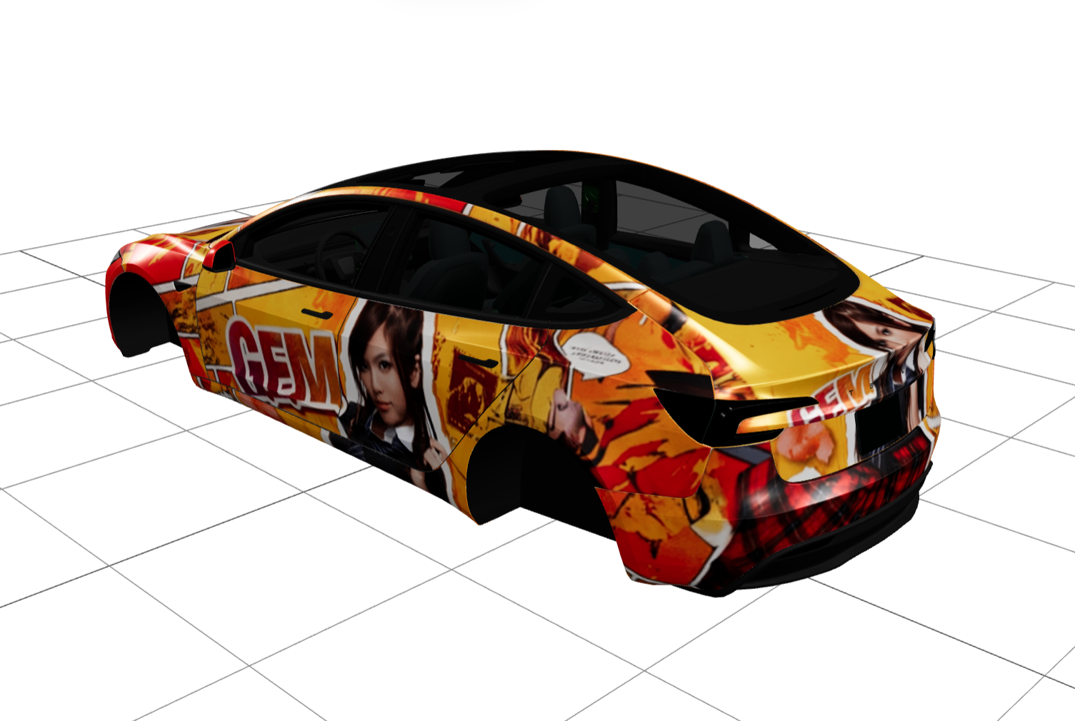 邓紫棋 实车效果图 2