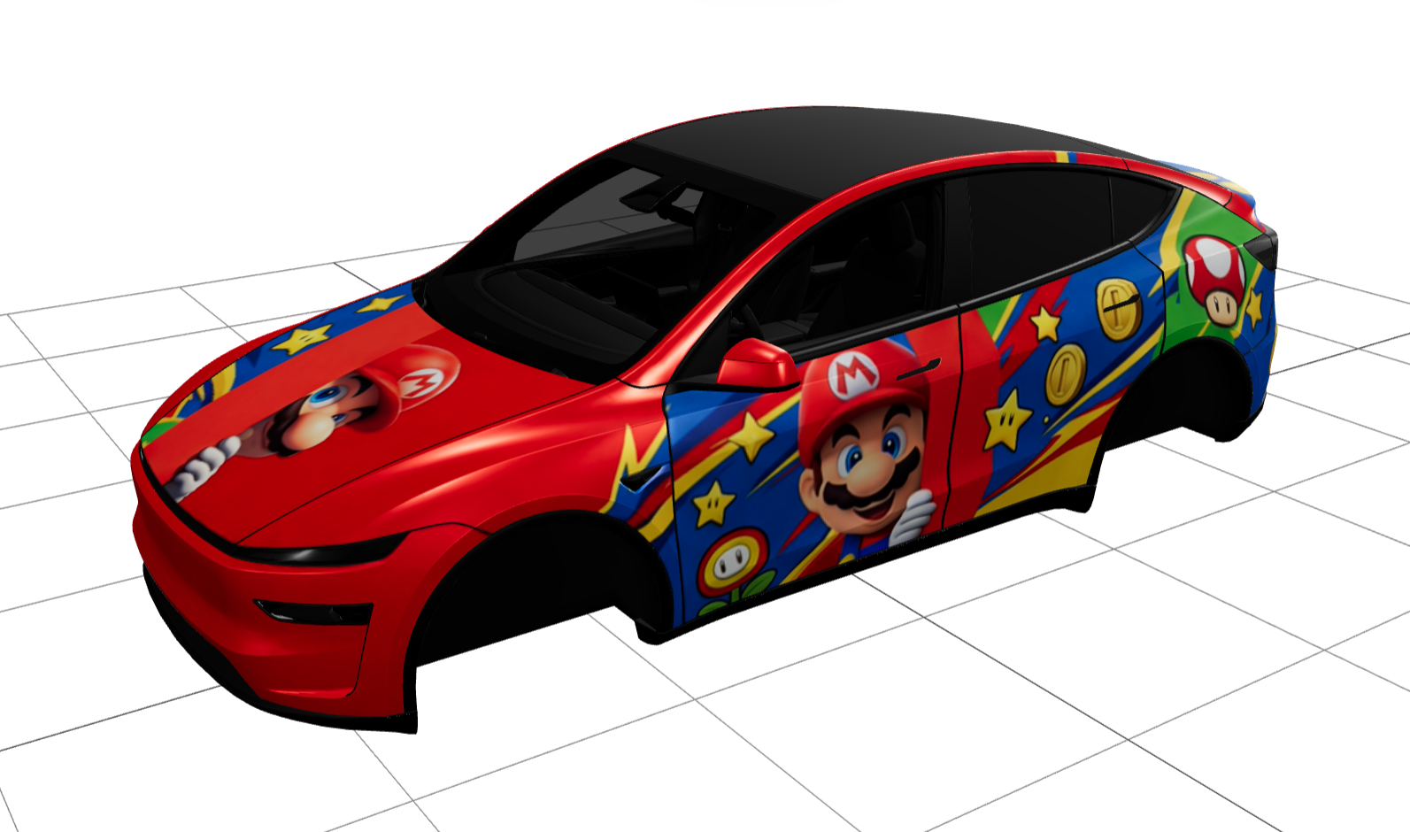 马里奥精品皮肤 实车效果图 1