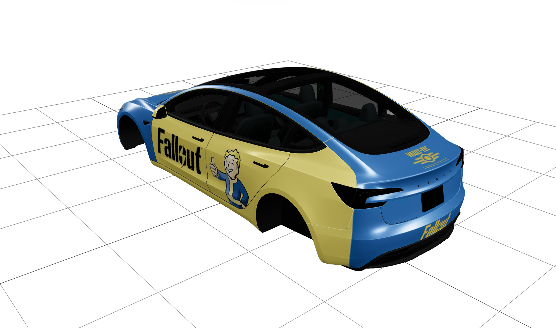 辐射修复版 实车效果图 1