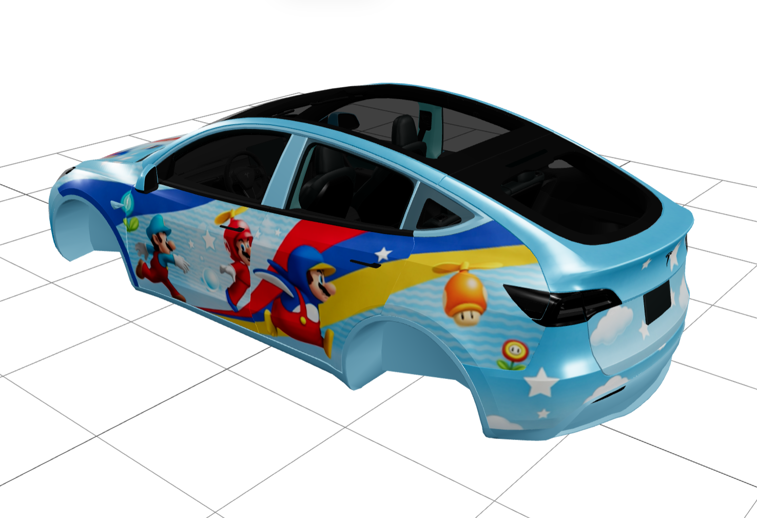 马里奥精品皮肤 实车效果图 2