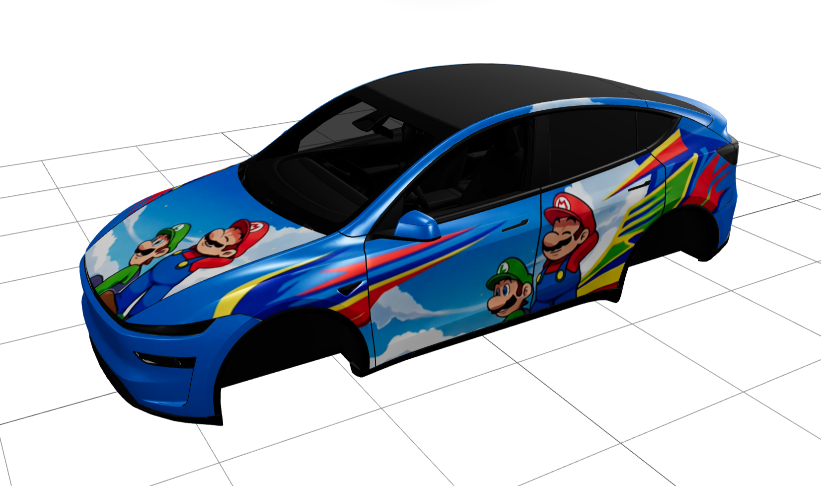 马里奥精品皮肤 实车效果图 1