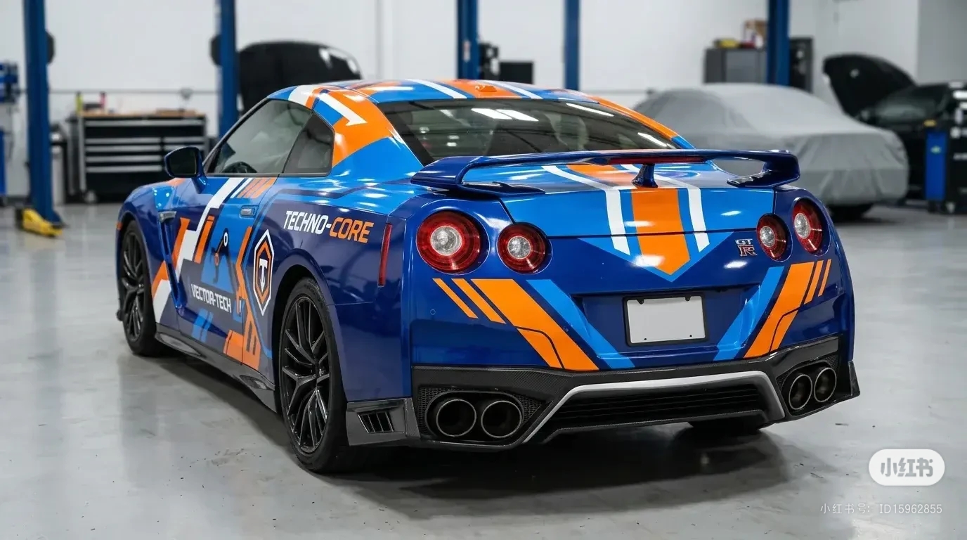GTR 精品涂装 实车效果图 2