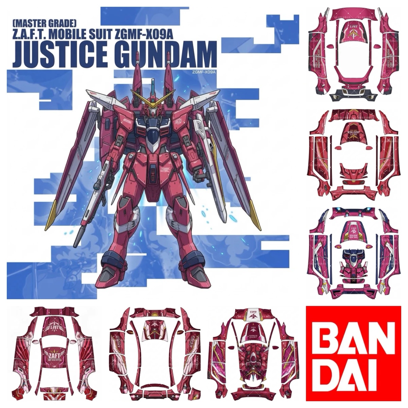 Seed-X09A正义高达系列涂装 实车效果图 1