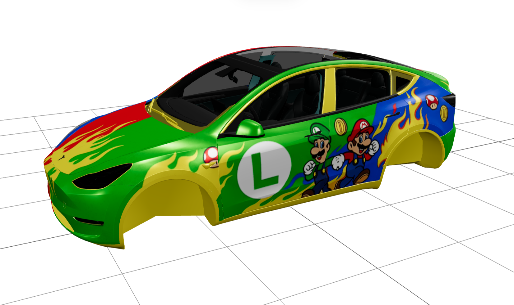 马里奥精品皮肤 实车效果图 1