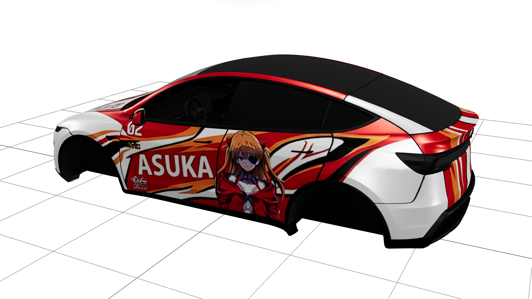 ASUKA皮肤 实车效果图 1