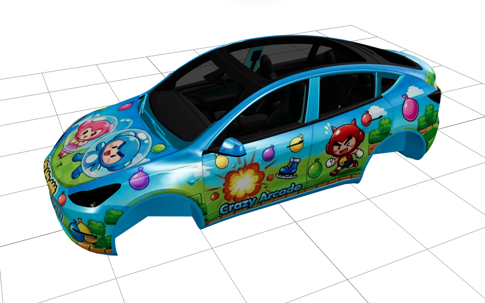 泡泡堂修正版 实车效果图 1