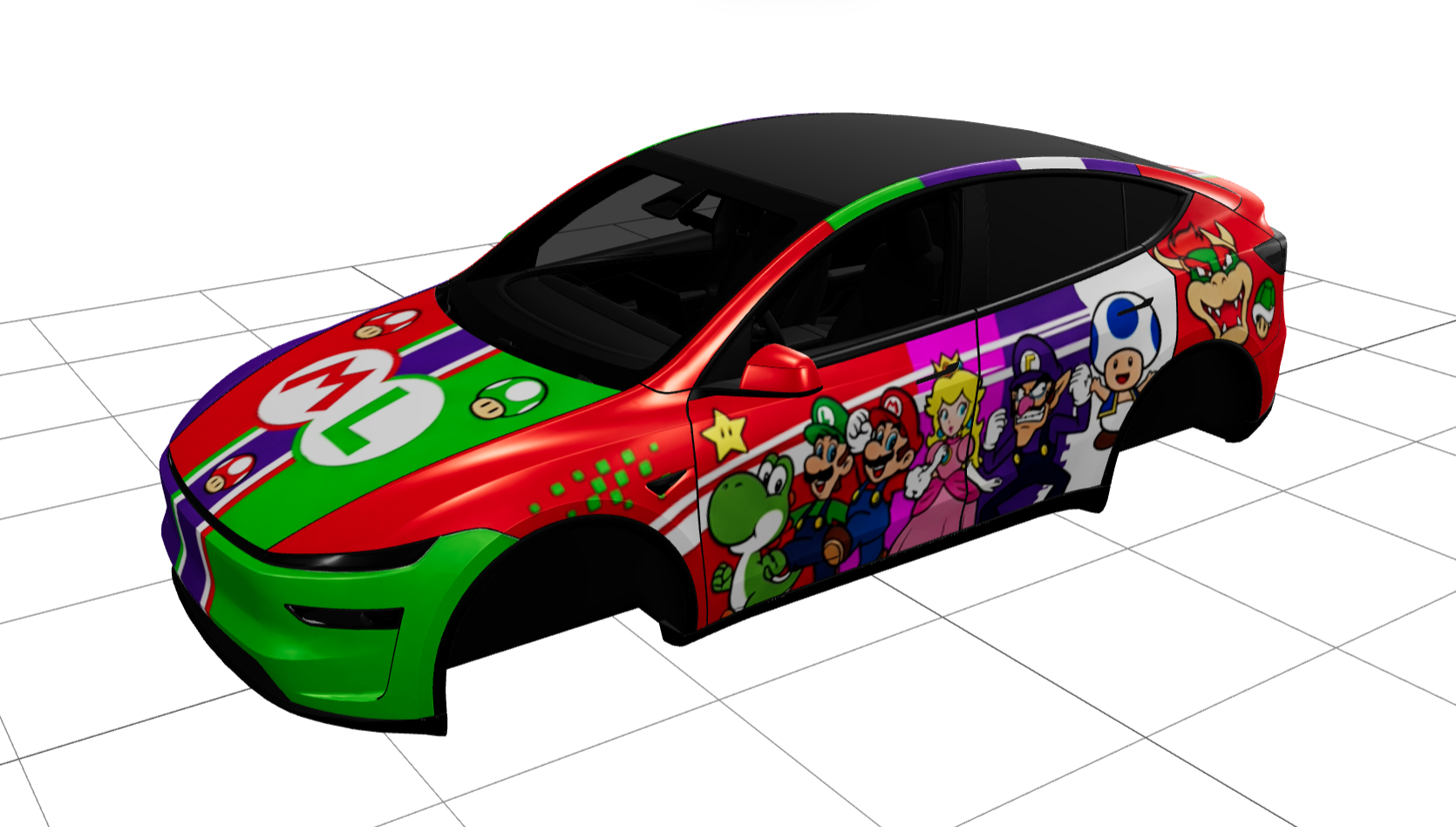 马里奥精品皮肤 实车效果图 1