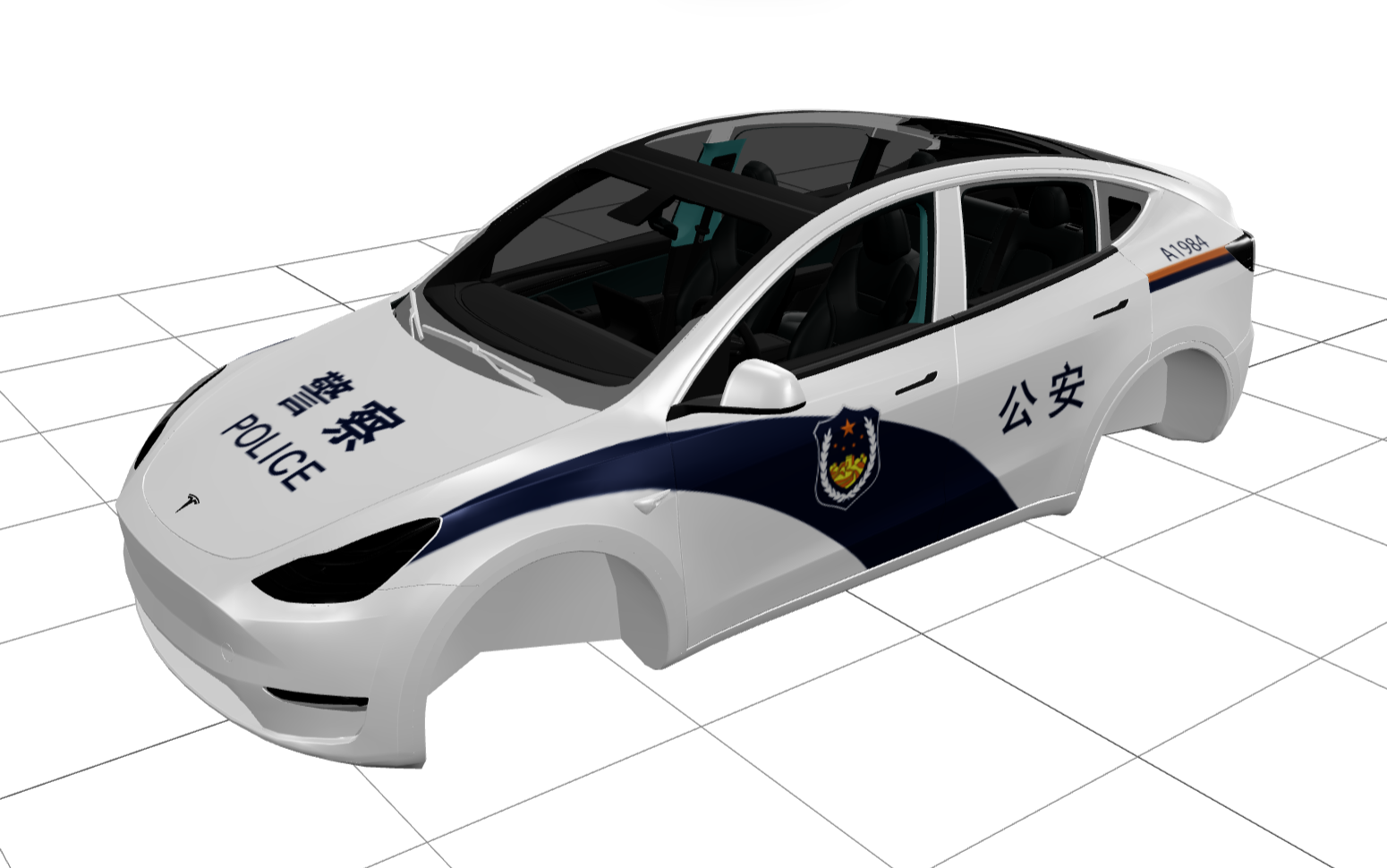 公安1984 特制版 实车效果图 1
