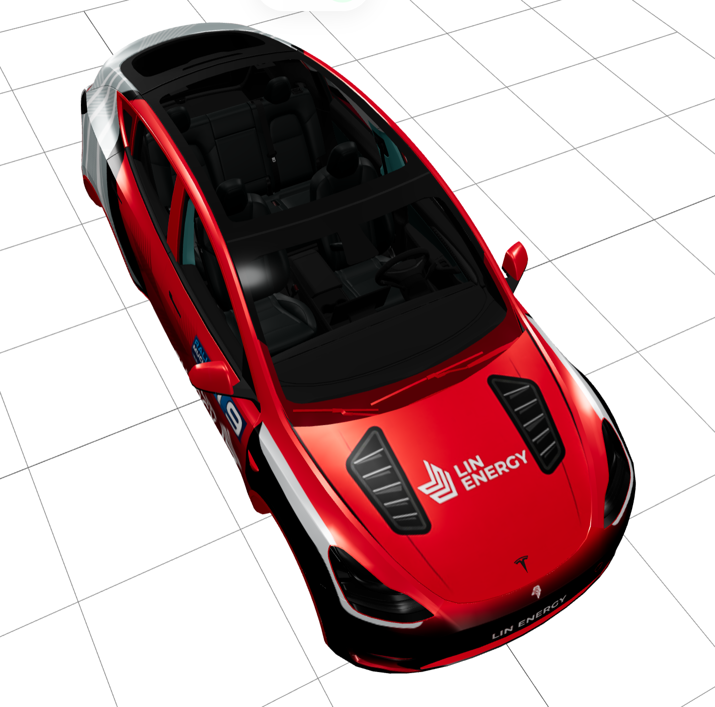 优化每一个细节(飞驰3赛车,还原真实气孔)逼真3D效果 实车效果图 3