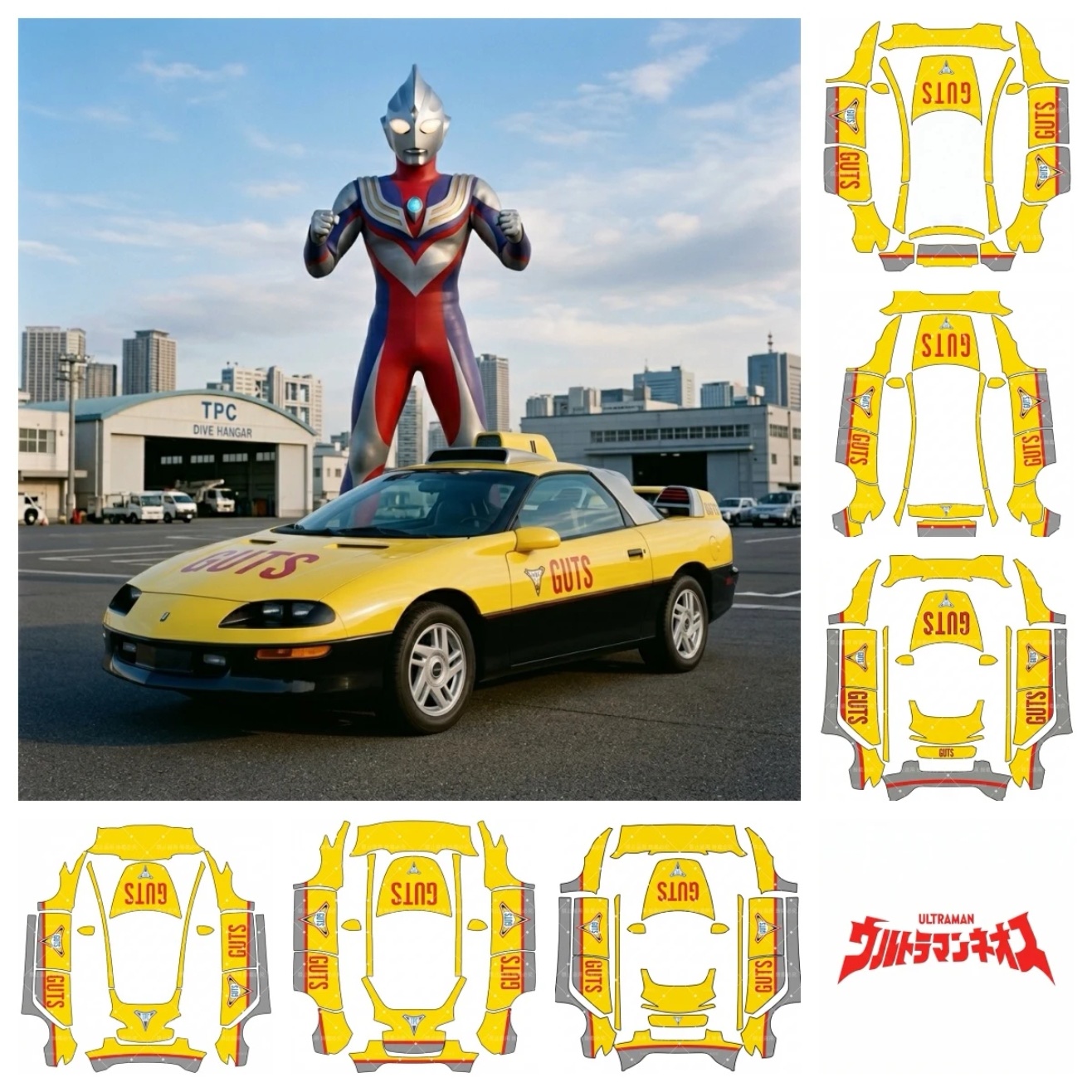 特斯拉x迪迦胜利队 实车效果图 1