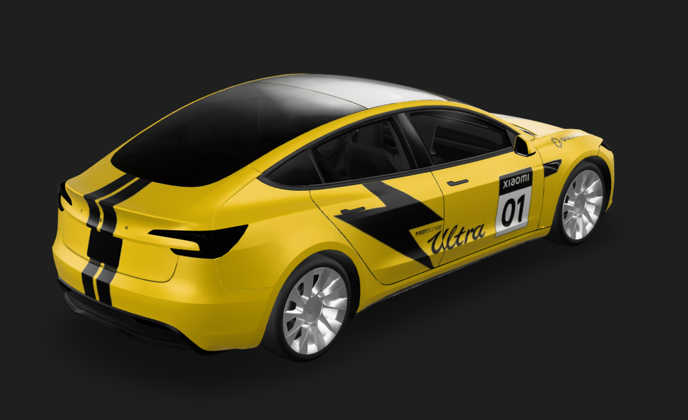 DIY Sticker 实车效果图 2