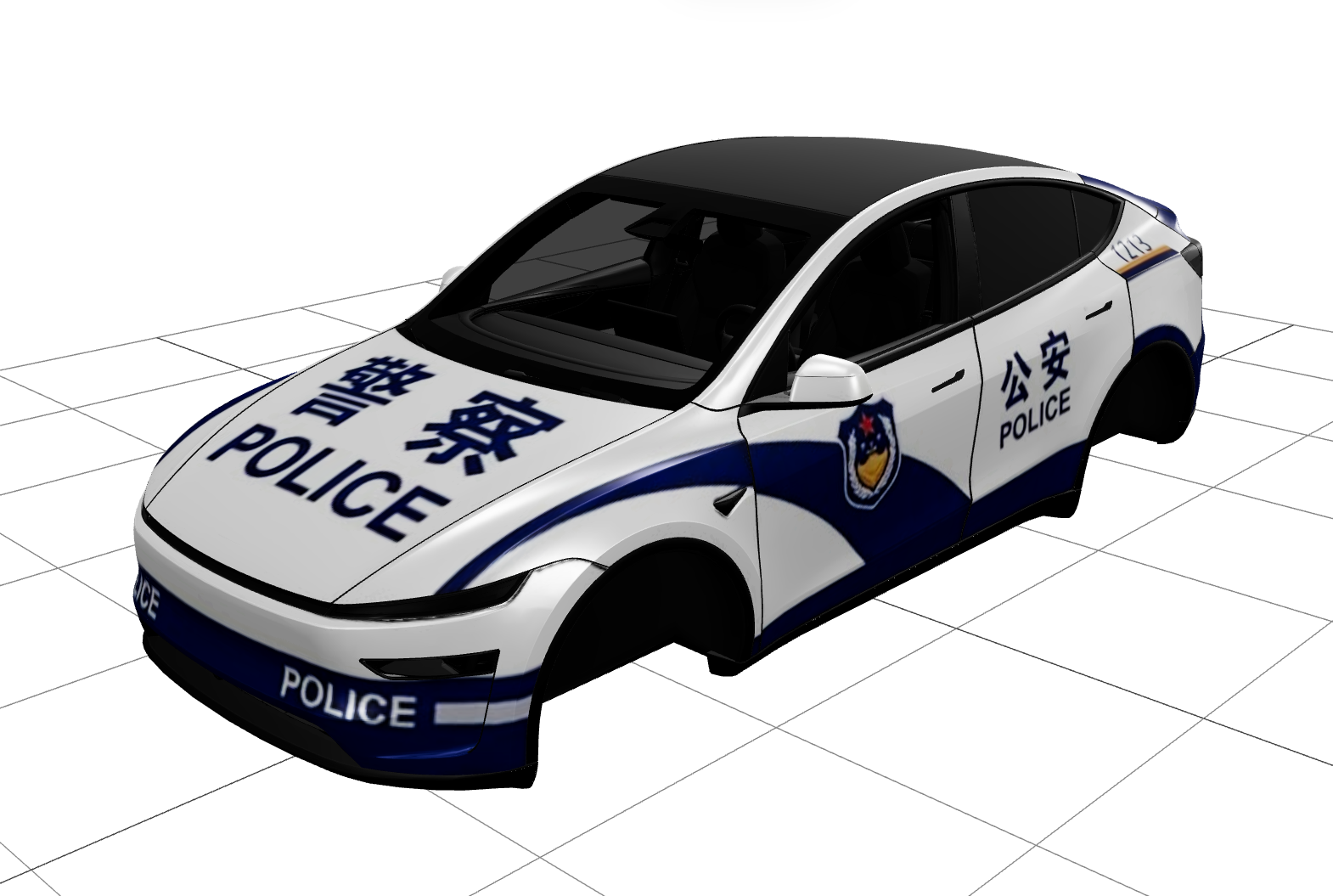 警车修复版 实车效果图 1