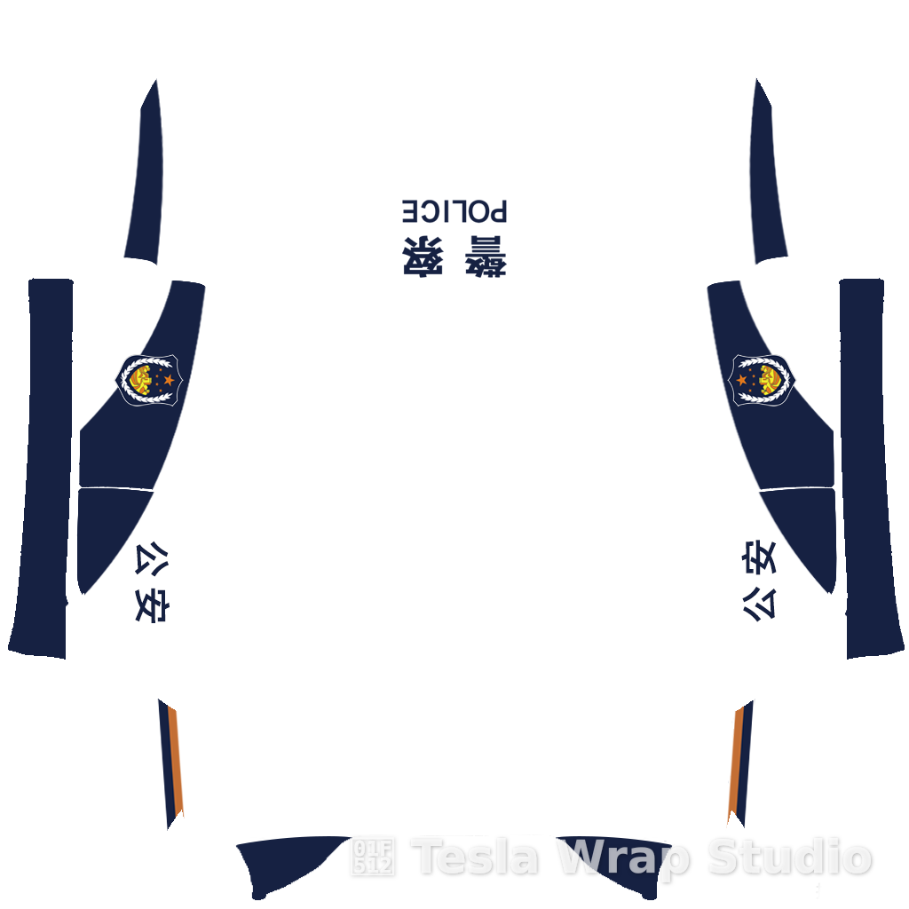 Police 公安 涂鸦 焕新版Model 3
