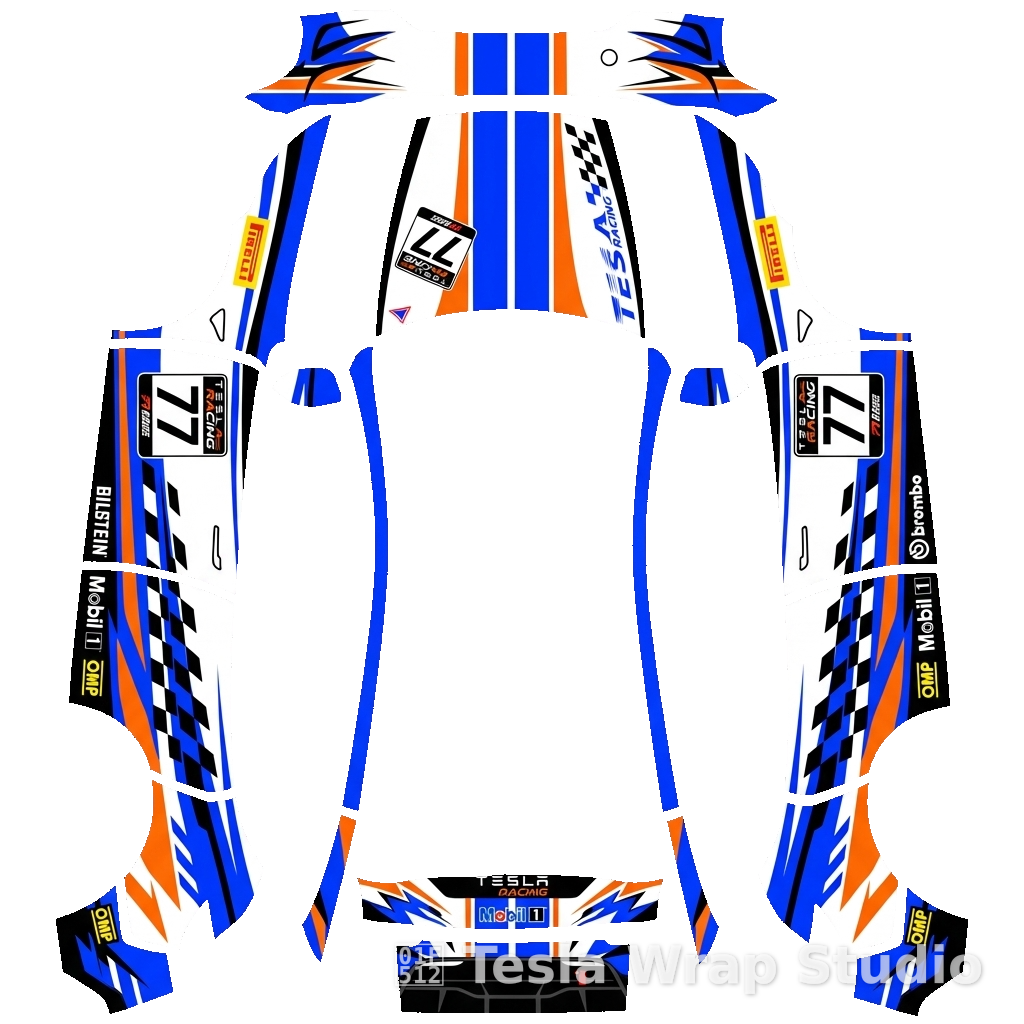 赛车车身贴膜 Model Y (2025+)