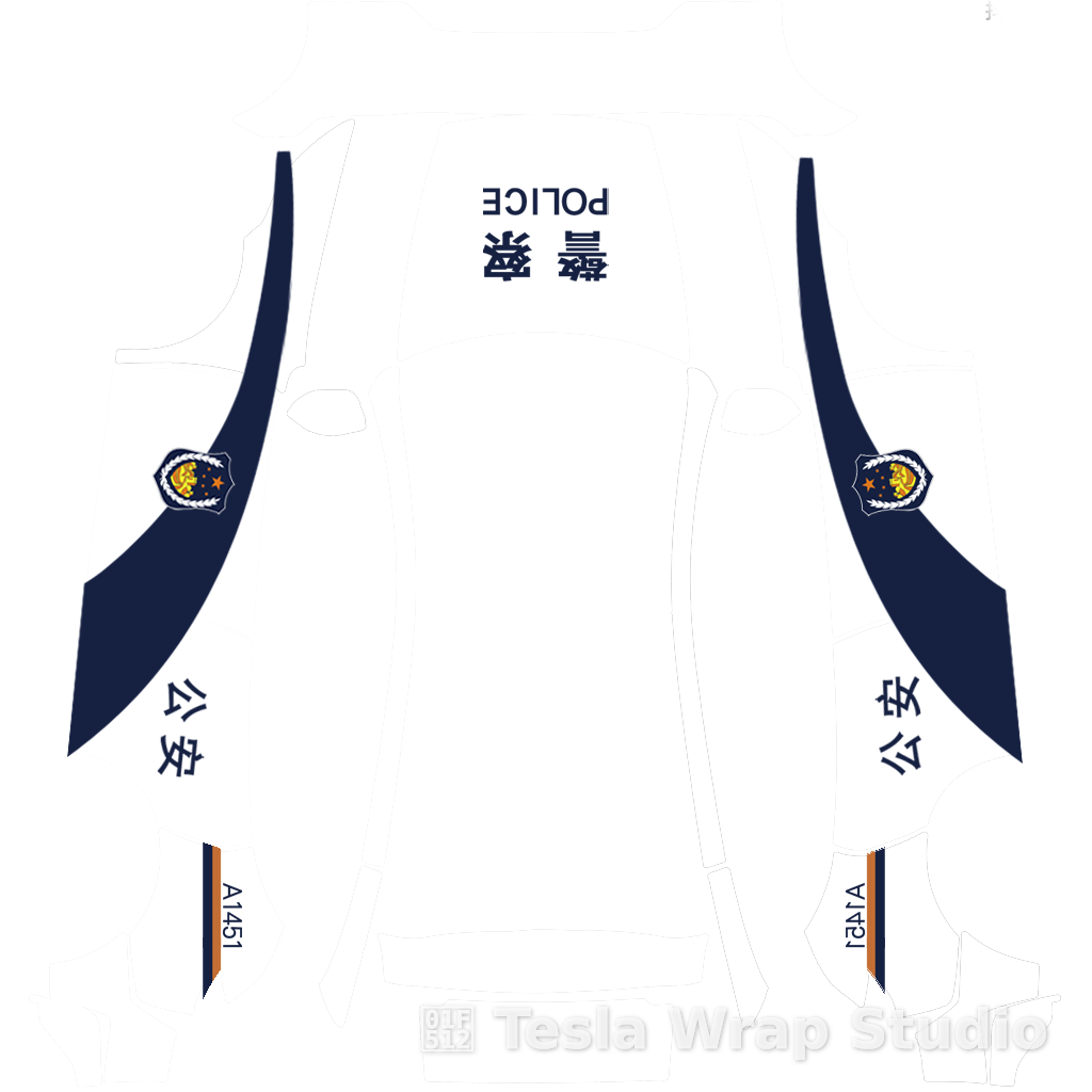 Police 公安04 涂鸦 焕新版Model Y