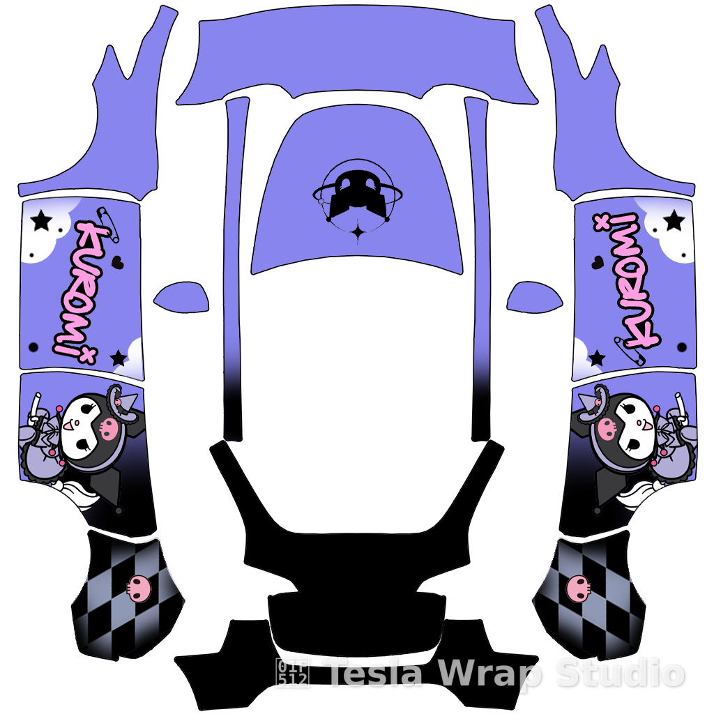 库洛米 - Model Y 特斯拉喷漆车间模板