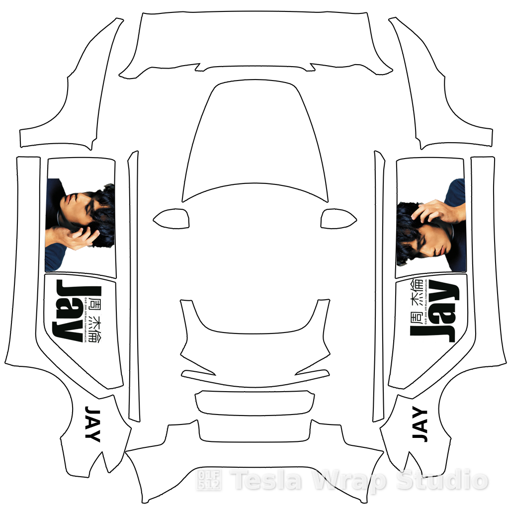 jay周杰伦 焕新版Model 3