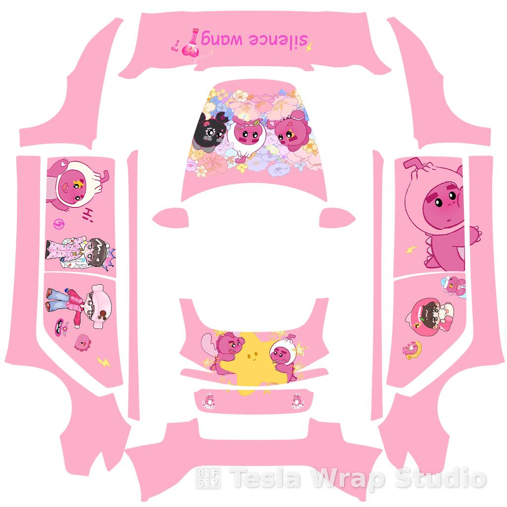 素龙痛车 Model 3 焕新版