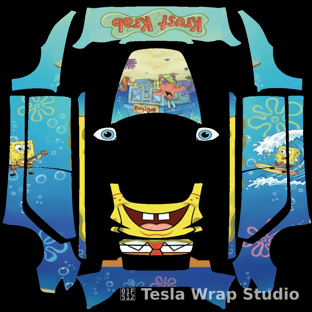 海绵宝宝特斯拉 焕新版Model 3