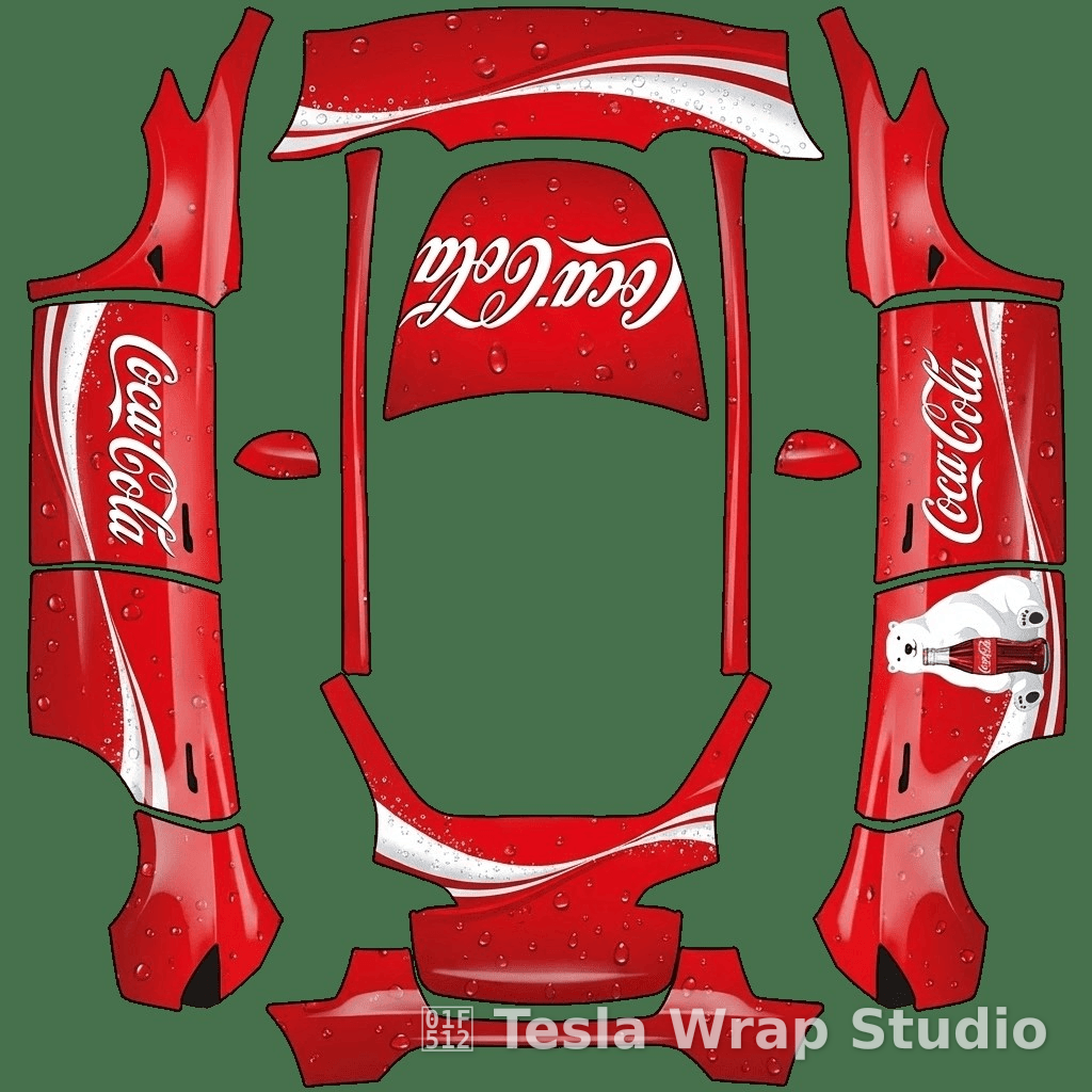 可口可乐 Model Y 红色