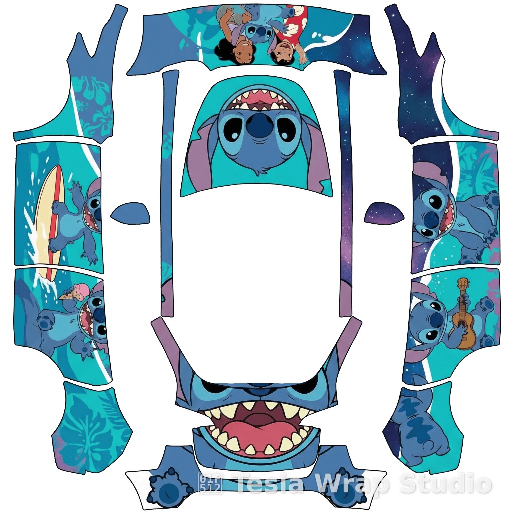 史迪奇 Model Y - Model Y 特斯拉喷漆车间模板